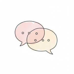 알렉사 플러스의 자연스러운 대화 능력을 보여주는 스케치 스타일 이미지